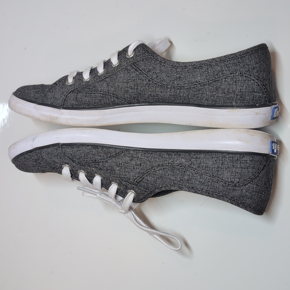 Keds Coursa Heathered Black Shoes Lace Up Casual Fabric Sneakers Womens Size 8 - Picture 14 of 16